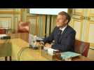 Macron attends virtual G7 summit on Afghanistan