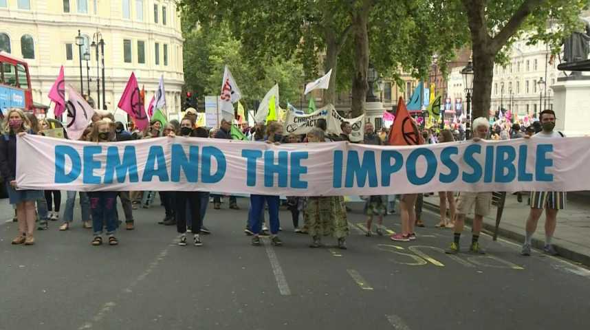 Londres Extinction Rebellion Lance 2 Semaines De Manifestations Sciences Et Avenir