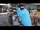 Sri Lanka conducts COVID-19 vaccination drive for underprivileged people