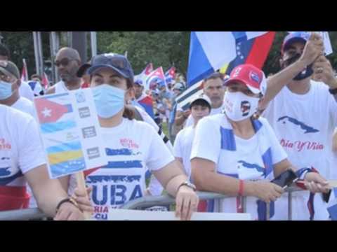 Thousands gather in Miami to demand freedom for Cuba, Nicaragua, Venezuela