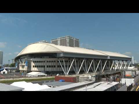 Tokyo 2020: Images of Ariake Tennis Park ahead of finals