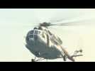 Turkish firefighting helicopters fill up at sea - Label : AFPTV - First images - Category : News
