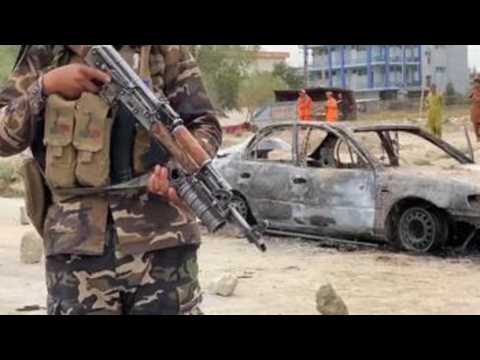 Multiple explosions rock Kabul day ahead of final pullout