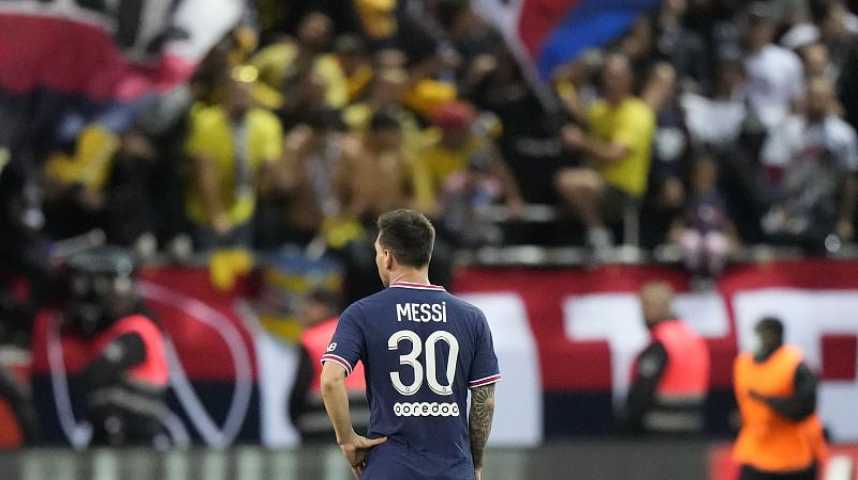 EN IMAGES. Reims - PSG : revivez les premières minutes de Lionel Messi en Ligue 1