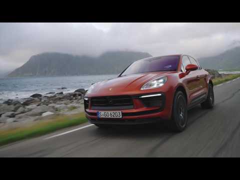 The new Porsche Macan in Papaya Metallic Driving Video