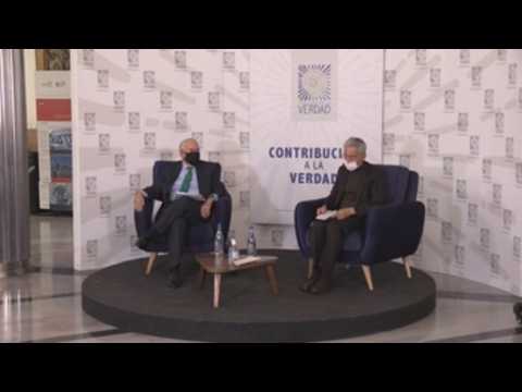 Ex-Colombian President Pastrana speaks about conflict in Colombia before Truth Commission