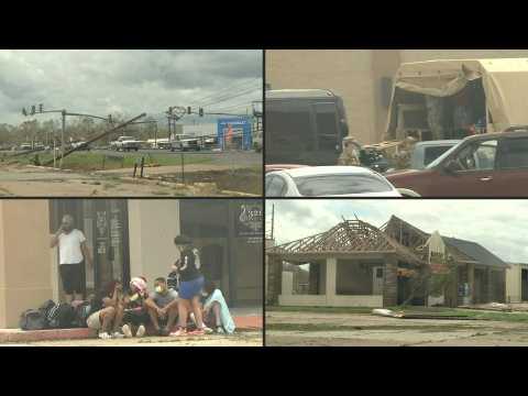 US: Damages at LaPlace a day after Hurricane Ida lashed Louisiana