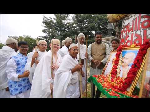 Bangalore commemorates birth of Gandhi