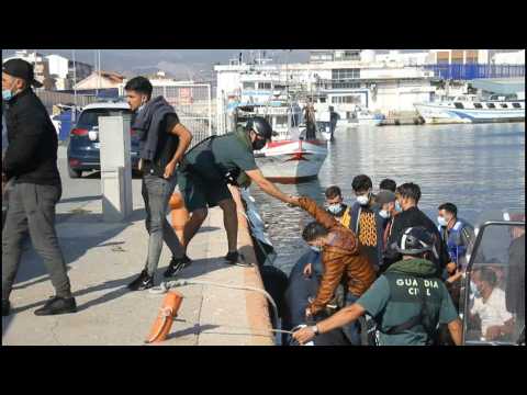 24 migrants intercepted in three boats off Spain's Granada coast