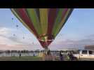 Colorful hot air balloons flood sky of Mexican city of Atlixco