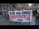 Mobilisation des indépendantistes catalans, 4 ans après le référendum d'autodétermination
