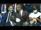 Africa-France Summit: Macron meets basketball player Tony Parker and digital industry professionals