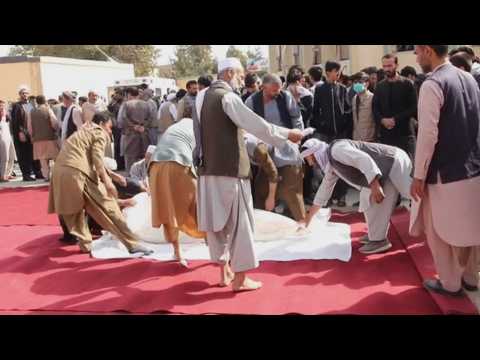 Funeral for the victims of the attack in Afghanistan