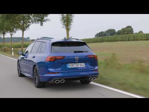 The new Volkswagen Golf 8 R Variant Driving Video