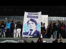 Fans pay tribute to Olympique Marseille icon Bernard Tapie