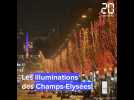 On a participé à l'installation des illuminations des Champs-Elysées