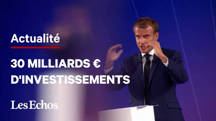 Illustration pour la vidéo Nucléaire, hydrogène, voitures électriques... : les annonces clefs d'Emmanuel Macron