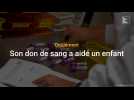 Deûlémont : son don de sang a aidé un enfant