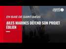 En baie de Saint-Brieuc, Ailes Marines défend le chantier