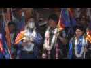 Citizens march in Bolivia in defense of indigenous Wiphala flag, Luis Arce's gov't