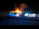 Berck: incendie dans une concession de camping-cars