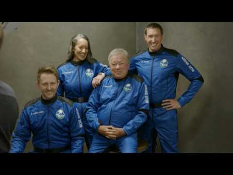 William Shatner and Blue Origin crewmates gear up for space flight