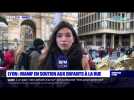 Lyon : manifestation en soutien aux enfants à la rue