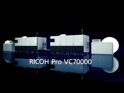 Explore the RICOH Pro VC70000 and the Power or Inkjet Printing