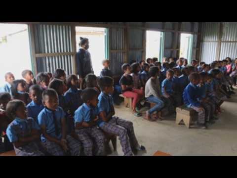 Myanmar children refugees join Indian schools despite language barrier