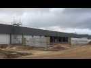 Construction de la nouvelle usine des Délices des 7 Vallées à Tincques