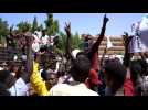Sudanese participate in anti-government demonstration in Khartoum