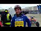 Jérémie Warnia à l'arrivée des Quads
