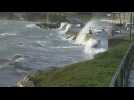 France: strong winds hit Brittany coast