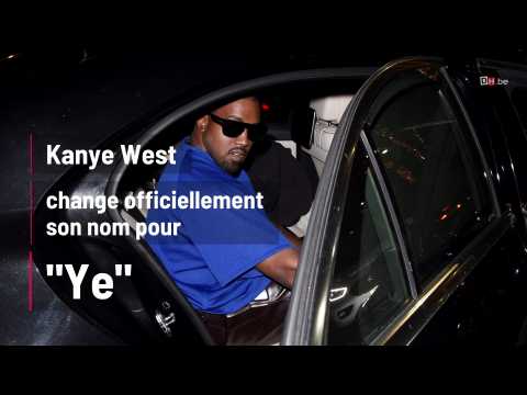 VIDEO : Kanye West change officiellement de nom