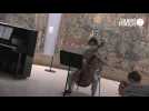 L'audition d'Ambre Dhellemmes au violoncelle au musée de Saint-Lô