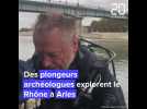 A la recherche des trésors antiques engloutis dans le Rhône