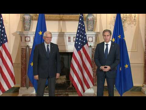 Blinken hosts EU foreign policy chief Josep Borrell at State Dept