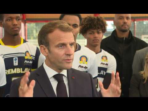 Olympics: Macron promises 5,000 more local sports facilities by 2024