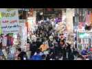 Footage of Tehran Grand Bazaar