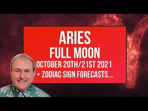 Aries Full Moon + FREE Zodiac Forecasts - 20th/21st October 2021