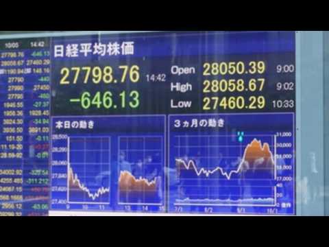 Nikkei drops 2.19% due to price of crude oil, possible tax increase