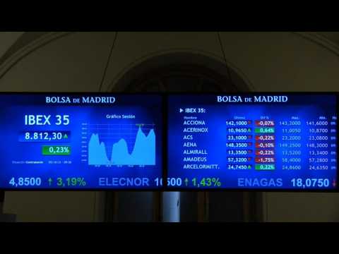 Spanish stock up 0.13%