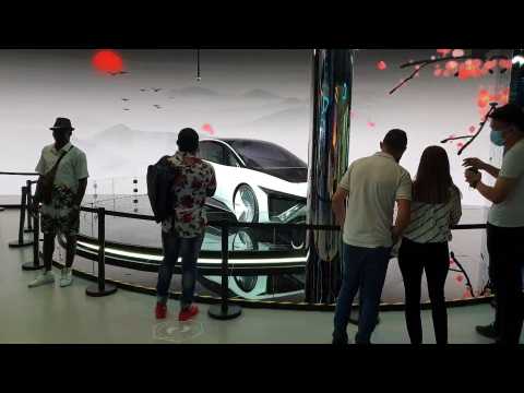 Footage of China's booth at Expo 2020 Dubai