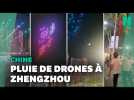 En Chine, des drones s'écrasent au sol lors d'un spectacle de lumière