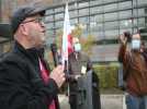 Manifestation syndicale à Maubeuge: Philippe Caron, CGT-Stibus, n'est pas content