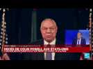 USA : décès de l'ancien secrétaire d'Etat Colin Powell des suites du Covid-19