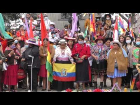 Latin America’s indigenous women march for equality