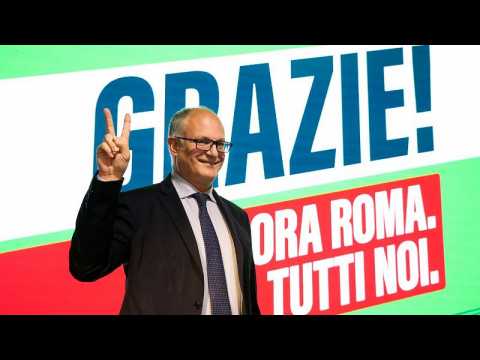Centre-left candidate claims victory in Rome’s mayoral election