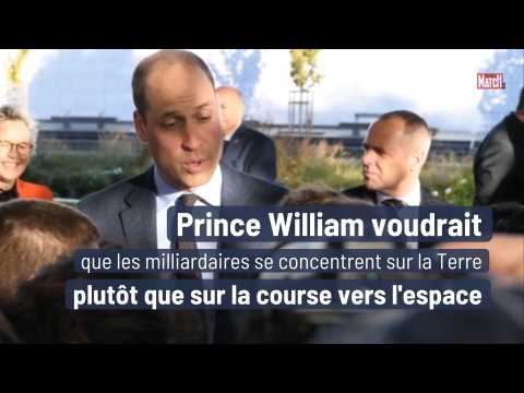VIDEO : Prince William voudrait que les milliardaires se concentrent sur la Terre