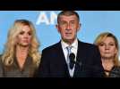Le président tchèque Andrej Babis coiffé au poteau par l'alliance de centre-droite 